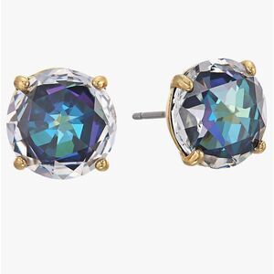 Kate Spade Cubic Zirconium Earrings Bright Ideas in Jet NWT